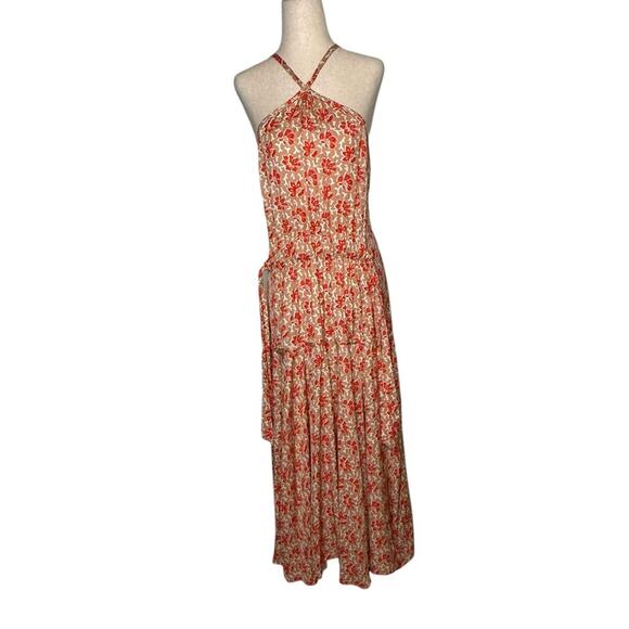 NWOT Joie Sloane Floral Print Midi Halter SunDress - Sz 10 - Picture 5 of 10